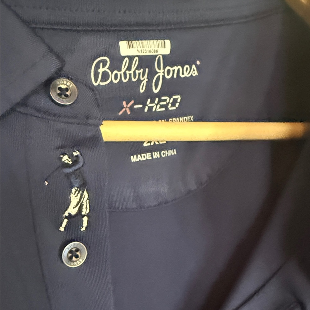 Bobby Jones Navy Short-Sleeve Polo - Picture 4 of 5
